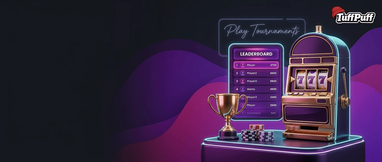 Tuffpuff Casino Willkommenspaket mit 300 Freispielen
